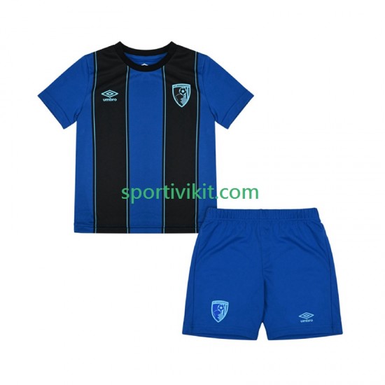 Completo da calcio Bambini BOURNEMOUTH Maglia Seconda 2025-2026 Manica Corta Completo da calcio Bambini BOURNEMOUTH Maglia Seconda 2025-2026 Manica Corta