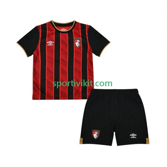 Completo da calcio Bambini BOURNEMOUTH Maglia Prima 2025-2026 Manica Corta Completo da calcio Bambini BOURNEMOUTH Maglia Prima 2025-2026 Manica Corta