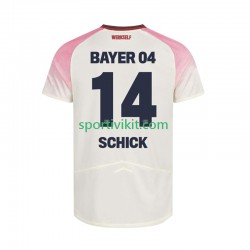 Bayer 04 Leverkusen Patrik Schick 14 Uomo Maglia Seconda 2025-2026 Manica Corta