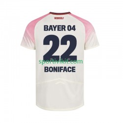 Bayer 04 Leverkusen Victor Boniface 22 Uomo Maglia Seconda 2025-2026 Manica Corta