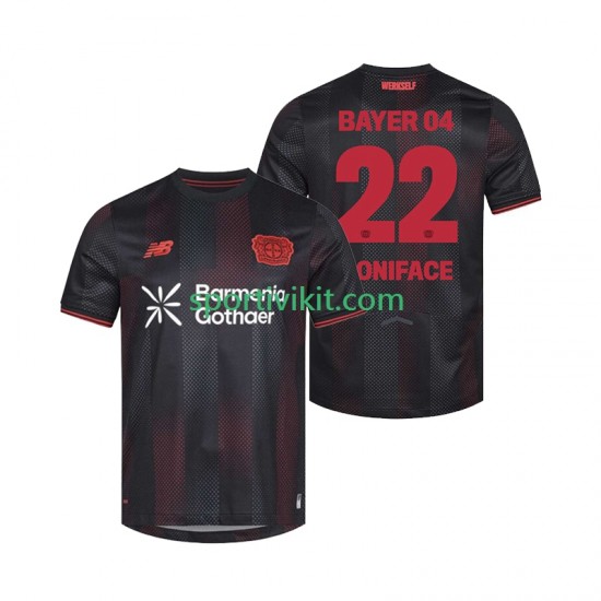 Bayer 04 Leverkusen Victor Boniface 22 Uomo Maglia Prima 2025-2026 Manica Corta Bayer 04 Leverkusen Victor Boniface 22 Uomo Maglia Prima 2025-2026 Manica Corta
