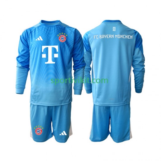 Completo da calcio Bambini FC Bayern München Portiere Maglia Terza 2025-2026 Manica Lunga Completo da calcio Bambini FC Bayern München Portiere Maglia Terza 2025-2026 Manica Lunga