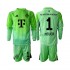 Completo da calcio Bambini FC Bayern München Portiere Neuer 1 Maglia Prima 2025-2026 Manica Lunga
