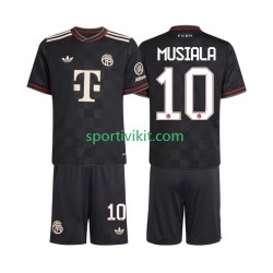 Completo da calcio Bambini FC Bayern München Jamal Musiala 10 Maglia Terza 2025-2026 Manica Corta