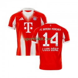 FC Bayern München Luis Diaz 14 Uomo Maglia Prima 2025-2026 Manica Corta