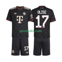 Completo da calcio Bambini FC Bayern München Michael Olise 17 Maglia Terza 2025-2026 Manica Corta