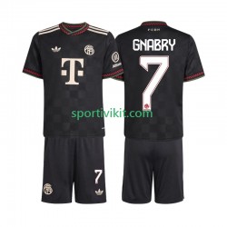 Completo da calcio Bambini FC Bayern München Serge Gnabry 7 Maglia Terza 2025-2026 Manica Corta