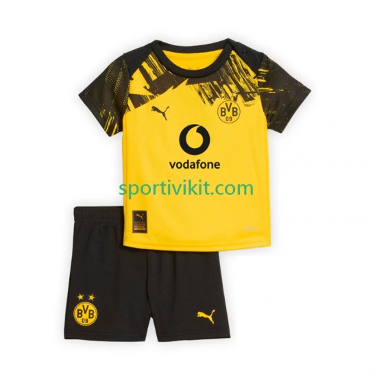 Completo da calcio Bambini Borussia Dortmund Maglia Prima 2025-2026 Manica Corta Completo da calcio Bambini Borussia Dortmund Maglia Prima 2025-2026 Manica Corta