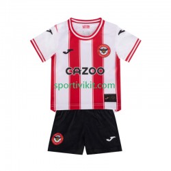 Completo da calcio Bambini Brentford Maglia Prima 2025-2026 Manica Corta