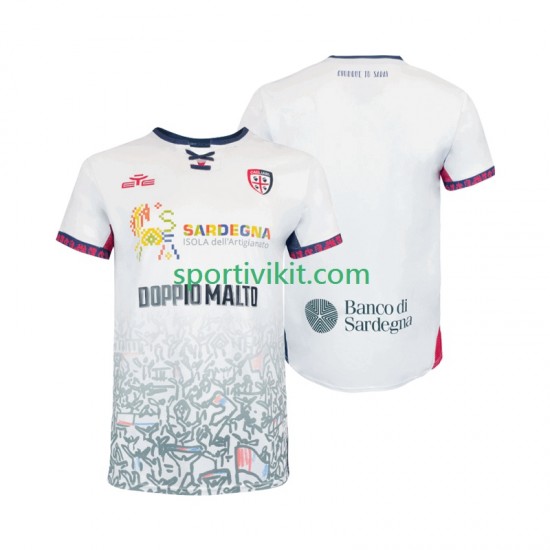 Cagliari Uomo Maglia Seconda 2025-2026 Manica Corta Cagliari Uomo Maglia Seconda 2025-2026 Manica Corta