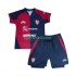 Completo da calcio Bambini Cagliari Maglia Prima 2025-2026 Manica Corta