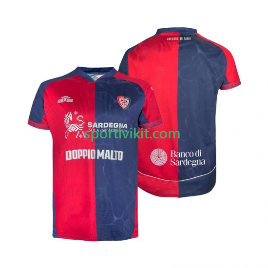 Cagliari Uomo Maglia Prima 2025-2026 Manica Corta