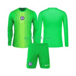Completo da calcio Bambini Chelsea Portiere Maglia Seconda 2025-2026 Manica Lunga