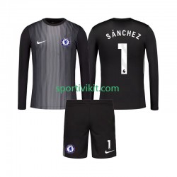 Completo da calcio Bambini Chelsea Portiere Robert Sanchez 1 Maglia Prima 2025-2026 Manica Lunga