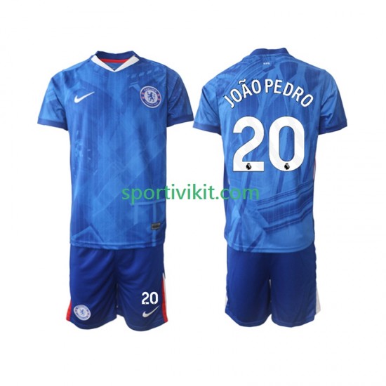 Completo da calcio Bambini Chelsea joao pedro 20 Maglia Prima 2025-2026 Manica Corta Completo da calcio Bambini Chelsea joao pedro 20 Maglia Prima 2025-2026 Manica Corta