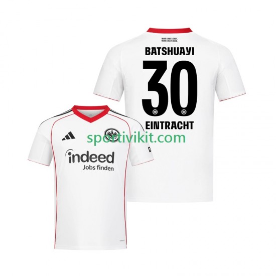 Eintracht Frankfurt Michy Batshuayi 30 Uomo Maglia Seconda 2025-2026 Manica Corta Eintracht Frankfurt Michy Batshuayi 30 Uomo Maglia Seconda 2025-2026 Manica Corta