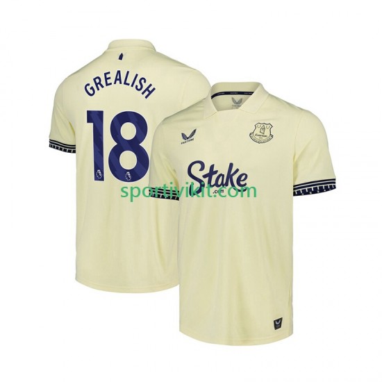 Everton Jack Grealish 18 Uomo Maglia Seconda 2025-2026 Manica Corta Everton Jack Grealish 18 Uomo Maglia Seconda 2025-2026 Manica Corta