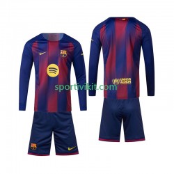 Completo da calcio Bambini FC Barcelona Maglia Prima 2025-2026 Manica Lunga