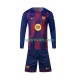 Completo da calcio Bambini FC Barcelona Maglia Prima 2025-2026 Manica Lunga