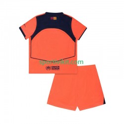 Completo da calcio Bambini FC Barcelona Maglia Terza 2025-2026 Manica Corta