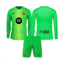 Completo da calcio Bambini FC Barcelona Portiere Maglia Prima 2025-2026 Manica Lunga