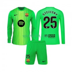 Completo da calcio Bambini FC Barcelona Portiere Szczesny 25 Maglia Prima 2025-2026 Manica Lunga