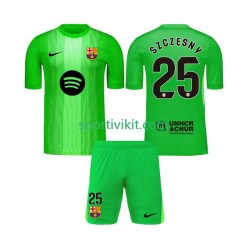 Completo da calcio Bambini FC Barcelona Portiere Szczesny 25 Maglia Prima 2025-2026 Manica Corta