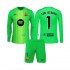 Completo da calcio Bambini FC Barcelona Portiere Ter Stegen 1 Maglia Prima 2025-2026 Manica Lunga