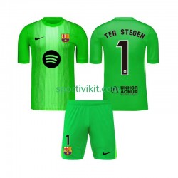 Completo da calcio Bambini FC Barcelona Portiere Ter Stegen 1 Maglia Prima 2025-2026 Manica Corta