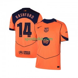 FC Barcelona Marcus Rashford 14 UCL Uomo Maglia Terza 2025-2026 Manica Corta