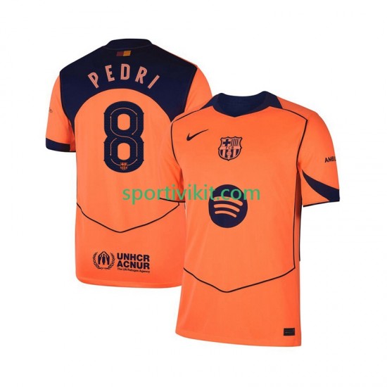 FC Barcelona Pedri 8 UCL Uomo Maglia Terza 2025-2026 Manica Corta