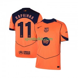 FC Barcelona Raphinha 11 Champions League Uomo Maglia Terza 2025-2026 Manica Corta