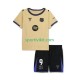 Completo da calcio Bambini FC Barcelona Robert Lewandowski 9 UCL Maglia Seconda 2025-2026 Manica Corta