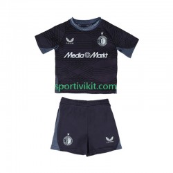 Completo da calcio Bambini Feyenoord Rotterdam Maglia Seconda 2025-2026 Manica Corta