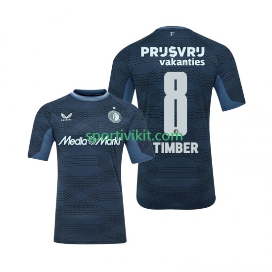 Feyenoord Rotterdam Quinten Timber 8 Uomo Maglia Seconda 2025-2026 Manica Corta Feyenoord Rotterdam Quinten Timber 8 Uomo Maglia Seconda 2025-2026 Manica Corta