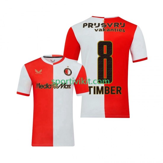 Feyenoord Rotterdam Quinten Timber 8 Uomo Maglia Prima 2025-2026 Manica Corta Feyenoord Rotterdam Quinten Timber 8 Uomo Maglia Prima 2025-2026 Manica Corta