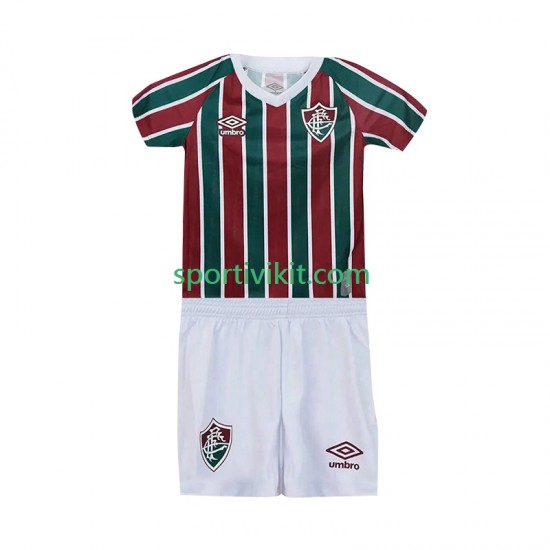 Completo da calcio Bambini Fluminense Maglia Prima 2025-2026 Manica Corta Completo da calcio Bambini Fluminense Maglia Prima 2025-2026 Manica Corta