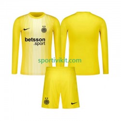 Completo da calcio Bambini Inter Milan Portiere Maglia Seconda 2025-2026 Manica Lunga