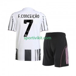 Completo da calcio Bambini Juventus Francisco Conceicao 7 Maglia Prima 2025-2026 Manica Corta
