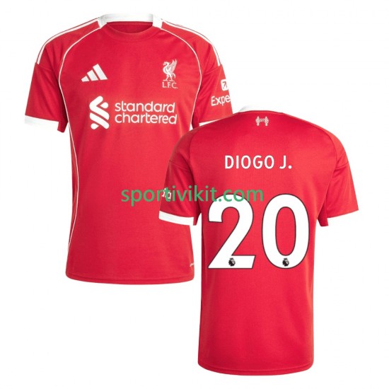 Liverpool Diogo Jota 20 Uomo Maglia Prima 2025-2026 Manica Corta Liverpool Diogo Jota 20 Uomo Maglia Prima 2025-2026 Manica Corta