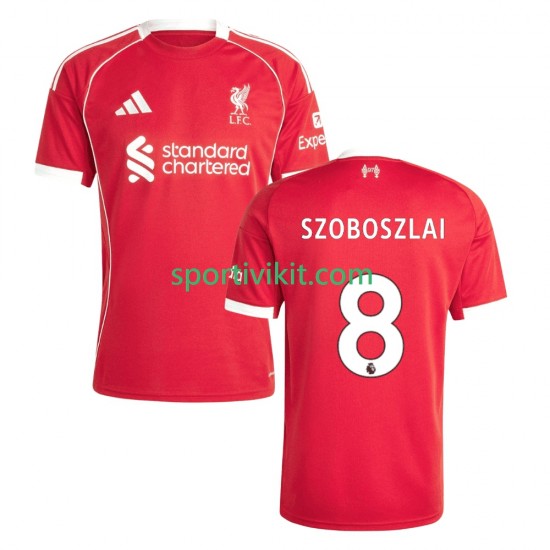 Liverpool Dominik Szoboszlai 8 Uomo Maglia Prima 2025-2026 Manica Corta
