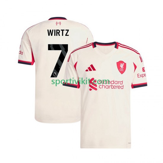 Liverpool Florian Wirtz 7 Uomo Maglia Seconda 2025-2026 Manica Corta Liverpool Florian Wirtz 7 Uomo Maglia Seconda 2025-2026 Manica Corta