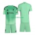 Completo da calcio Bambini Liverpool Portiere Maglia Seconda 2025-2026 Manica Corta