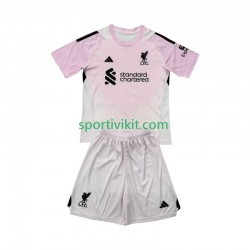 Completo da calcio Bambini Liverpool Portiere Maglia Terza 2025-2026 Manica Corta