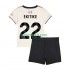 Completo da calcio Bambini Liverpool Hugo Ekitike 22 Maglia Seconda 2025-2026 Manica Corta