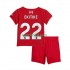 Completo da calcio Bambini Liverpool Hugo Ekitike 22 Maglia Prima 2025-2026 Manica Corta