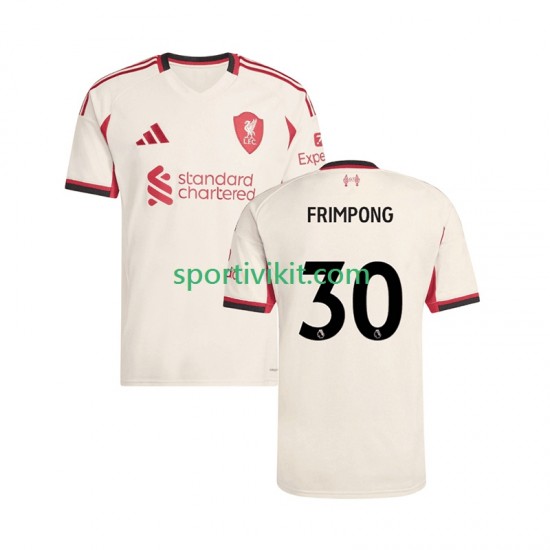 Liverpool Jeremie Frimpong 30 Uomo Maglia Seconda 2025-2026 Manica Corta Liverpool Jeremie Frimpong 30 Uomo Maglia Seconda 2025-2026 Manica Corta