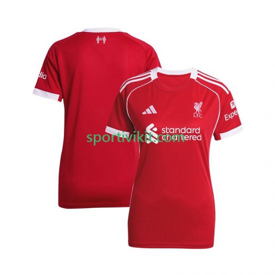 Liverpool Donna Maglia Prima 2025-2026 Manica Corta Liverpool Donna Maglia Prima 2025-2026 Manica Corta