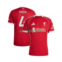 Liverpool Virgil van Dijk 4 Uomo Maglia Prima 2025-2026 Manica Corta