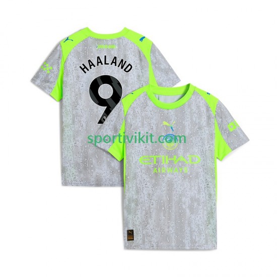 Manchester City Erling Haaland 9 Uomo Maglia Terza 2025-2026 Manica Corta